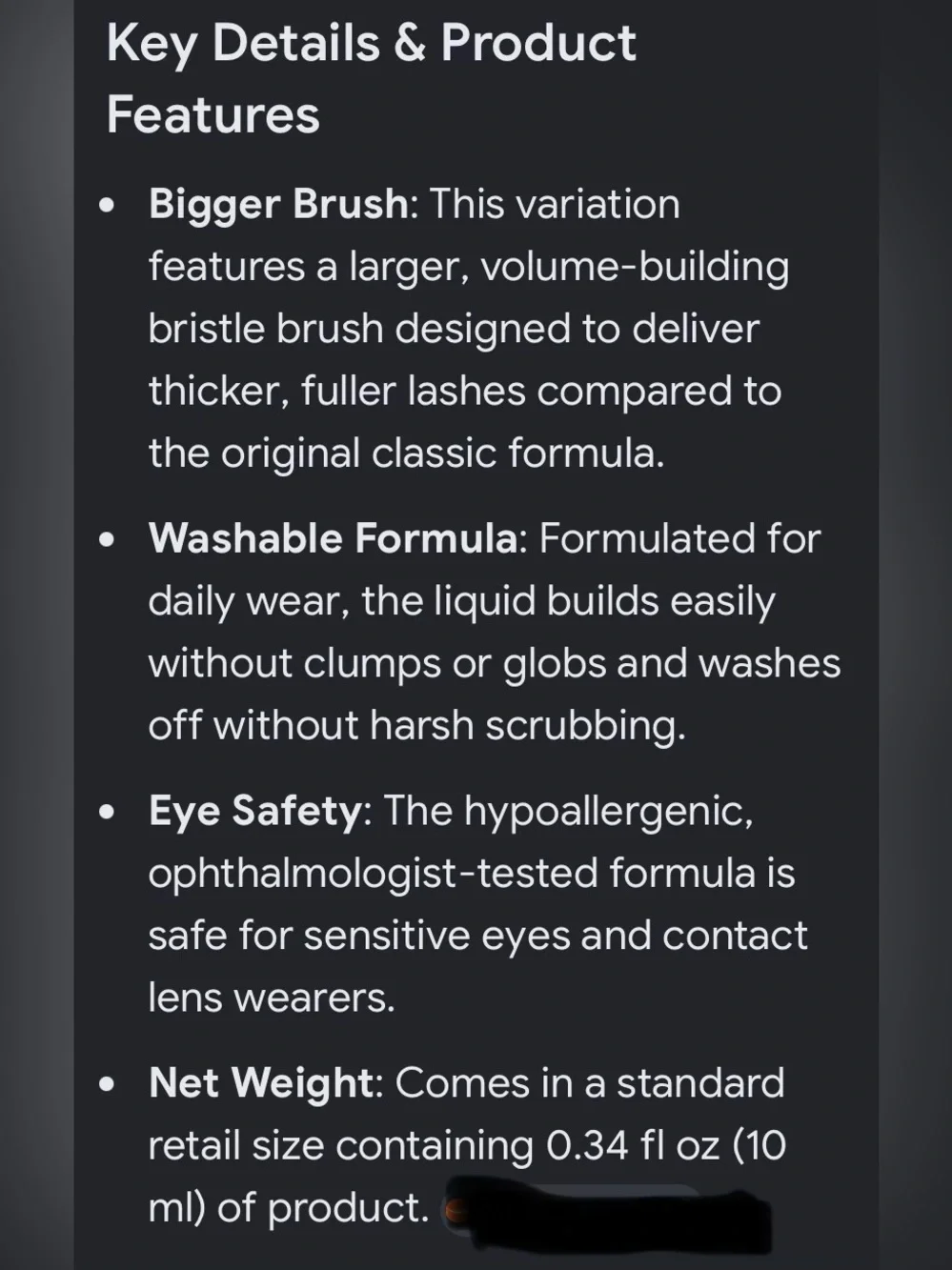 Maybelline great lash